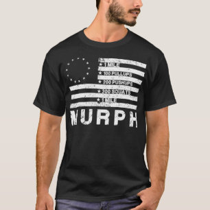 T-shirt Memorial Day Murph challenge 2023 distressed us fl