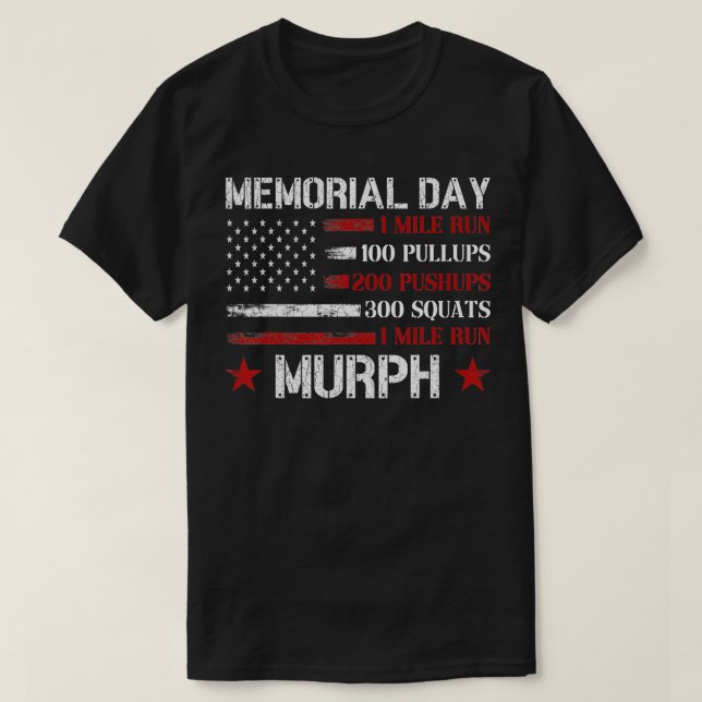 T-shirt Memorial Day Murph US Military 1 (Design devant)