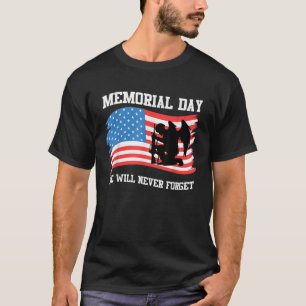 T-shirt Memorial Day Never Forever USA World Trade Center