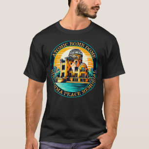 T-shirt Mémorial de la paix de la bombe atomique Dome Hiro
