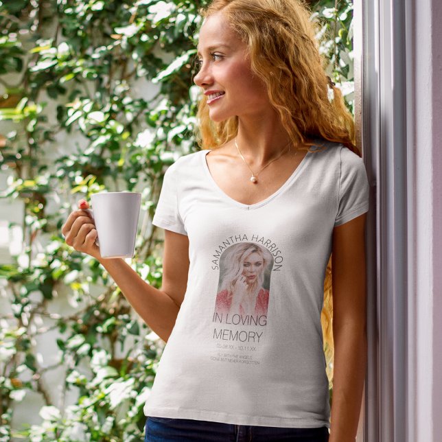 T-Shirt Mémorial de Photo d'Arche Personnalisé de  (Créateur téléchargé)