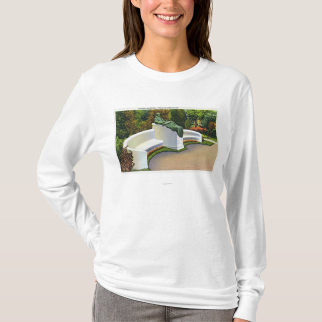 T-shirt Mémorial de Trudeau, scène de sanatorium de (Devant)