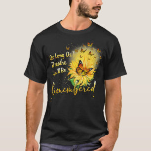 T-shirt Mémorial des papillons de tournesol 