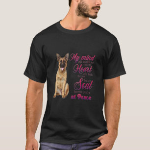T-shirt Mémorial du chien berger allemand Papa chien Maman