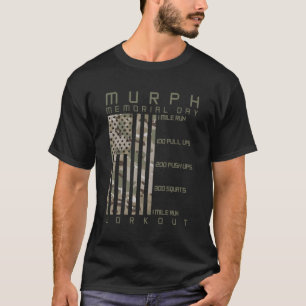 T-shirt Mémorial Murph Jour d'entraînement Bois Cam Multi 