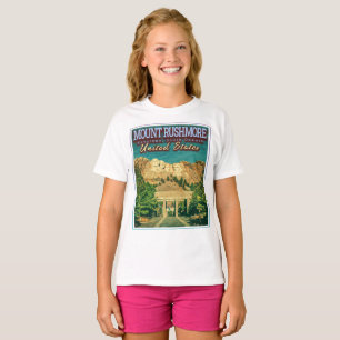 T-SHIRT MEMORIAL NATIONAL DU MONT RUSHMORE - DAKOTA SUD