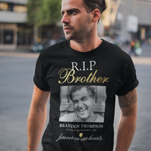 T-shirt Mémorial photo du frère R.I.P