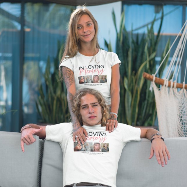 T-shirt Mémorial photo élégant 4 (Créateur téléchargé)