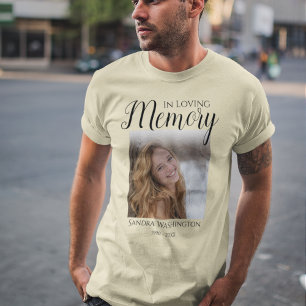 T-Shirt Mémorial Photo Personnalisé