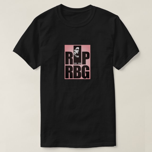 T-shirt Mémorial RBG (Design devant)
