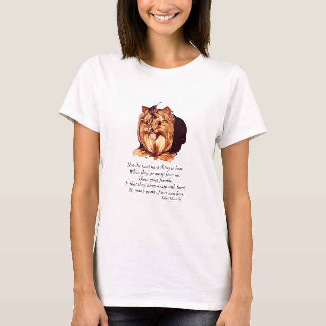 T-shirt Mémorial Yorkshire Terrier (Devant)