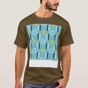T-shirt Memphis 80s Style Graphic Design Motif