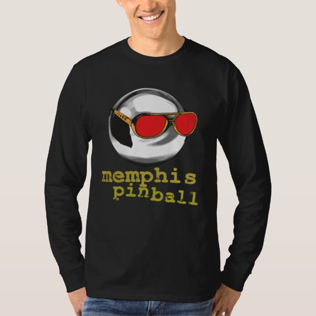 T-shirt Memphis Pinball Takin  Care of Business Shades (Devant)
