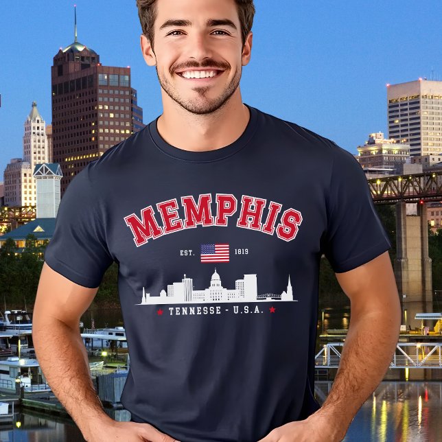T-shirt Memphis Skyline Tee – Est. 1819 Southern Pride" (Créateur téléchargé)