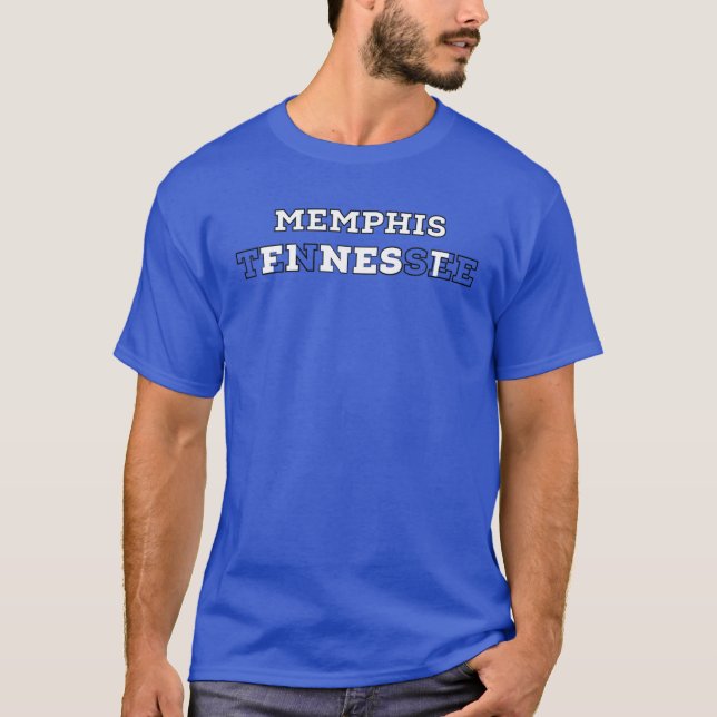 T-shirt Memphis Tennessee "FINEST" (Devant)