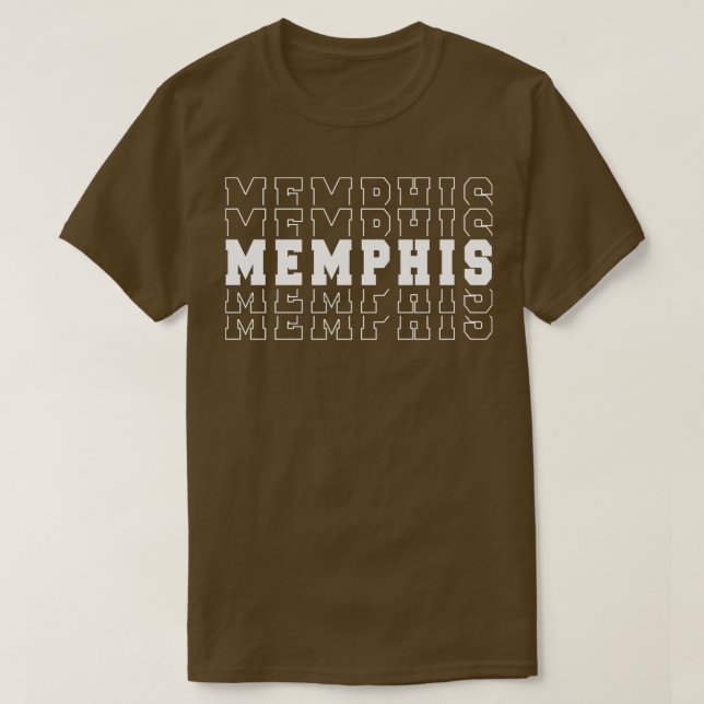 T-shirt Memphis ville Tennessee Memphis AMT 1 (Design devant)