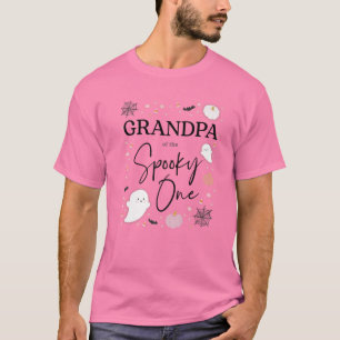 T-shirt Men Grandpa Of The Spooky One Girl Premier jour