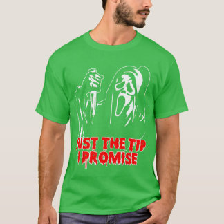 T-shirt Men Justheip I Promise Horror skeleton Halloween b