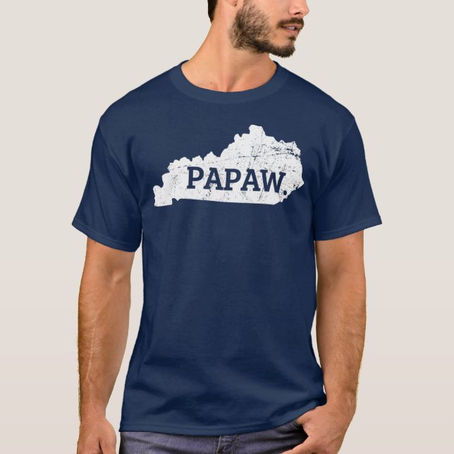 T-shirt Men Papaw T Kentucky T Kentucky Grand-père (Devant)