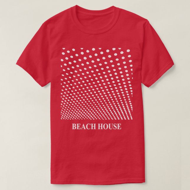 T-shirt Men Women Beach House Bloom Awesen Pour Le Ventila (Design devant)