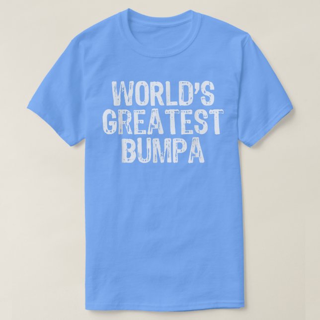 T-shirt Men World's Greatest Bumpa Christmas  (Design devant)