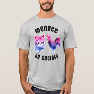T-shirt Menace bisexuelle à la société