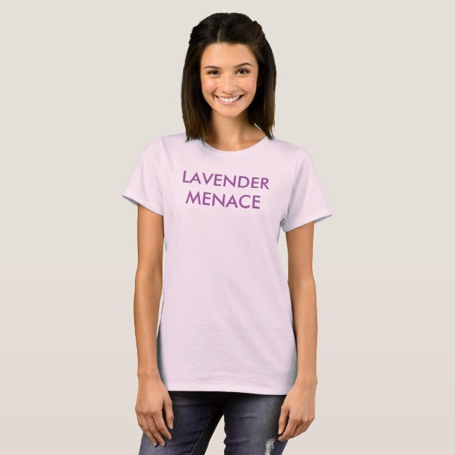 T-shirt Menace de lavande (Devant entier)