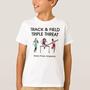 T-shirt Menace SUPÉRIEURE de triple de voie