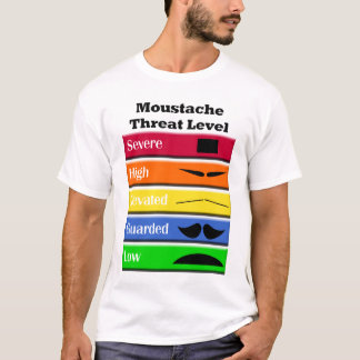 T-shirt Menaces de moustache