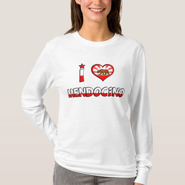 T-shirt Mendocino, CA (Devant)