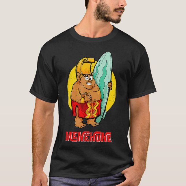 T-shirt Menehune Hawaii Island Mythology Dwarf People Gnom (Devant)