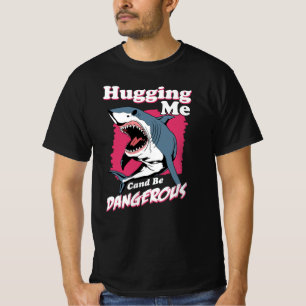 T-shirt M'Enfermer Peut Être Dangereux Avertissement de