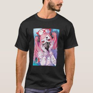 T-shirt Menhera Anime Girl Yume Kawaii Edgy Pastel Goth Wa