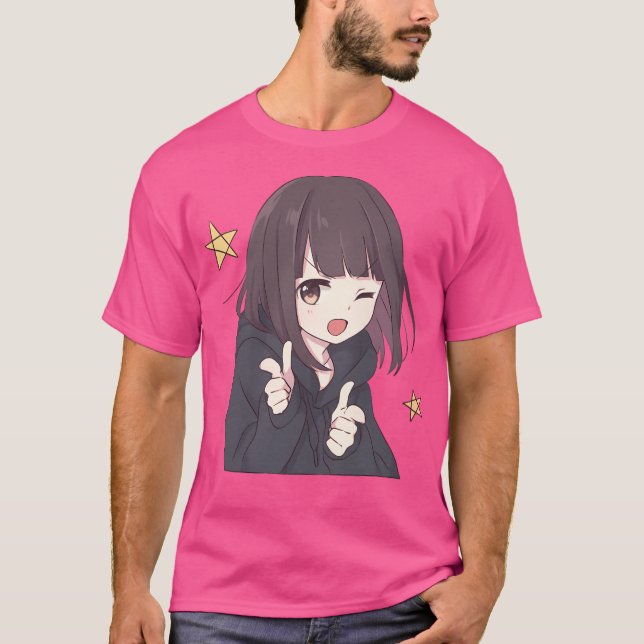 T-shirt Menhera Chan Anime (Devant)