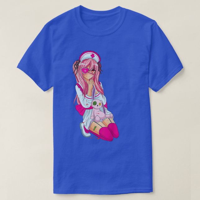 T-shirt Menhera chan Yami Kawaii Pastel Goth Harajuku Cri (Design devant)