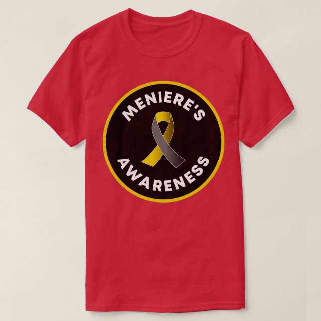 T-shirt Menieres Maladie Sensibilisation au handicap (Design devant)