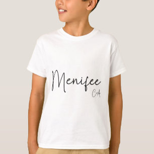 T-shirt Menifee Californie Ca Rétro