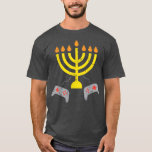 T-shirt Ménorah Contrôleurs de jeu vidéo Gamer Hanoukka Ga<br><div class="desc">Ménorah Contrôleurs de jeu vidéo Gamer Hanoukka Garçons Hommes Filles.</div>