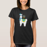 T-shirt Menorah Hanoukka Llama Cute Alpaca Chanukah<br><div class="desc">Menorah Hanoukka Llama Cute Alpaca Chanukah.</div>