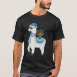 T-shirt Menorah Hanoukka Llama Cute Alpaca Chanukah Christ<br><div class="desc">Menorah Hanoukka Llama Cute Alpaca Chanukah Christ</div>