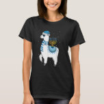 T-shirt Menorah Hanoukka Llama Cute Alpaca Chanukah Christ<br><div class="desc">Menorah Hanoukka Llama Cute Alpaca Chanukah Pajama de Noël 1.</div>