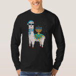 T-shirt Menorah Hanukkah Lama Mignon Alpaca Chanukah Premi<br><div class="desc">Menorah Hanukkah Lama Mignon Alpaca Chanukah Premium</div>