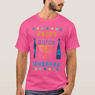 T-shirt Menorah Hanukkah Toddler Boy Girl Kids Chanukah Lo