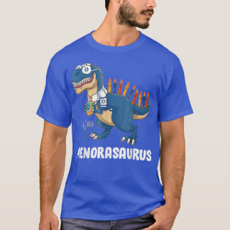 T-shirt Menorasaurus Re Menorah Dinosaur Hanoukka Pajama B
