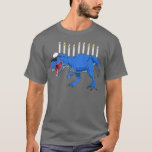 T-shirt Menorasaurus Rex Hanukkah Chanukah Jewish Menorah<br><div class="desc">Menorasaurus Rex Hanukkah Chanukah Jewish Menorah Candles Premium T-Shirt .</div>