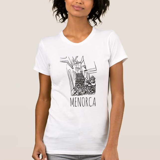 T-shirt MENORQUE, Espagne (Devant)