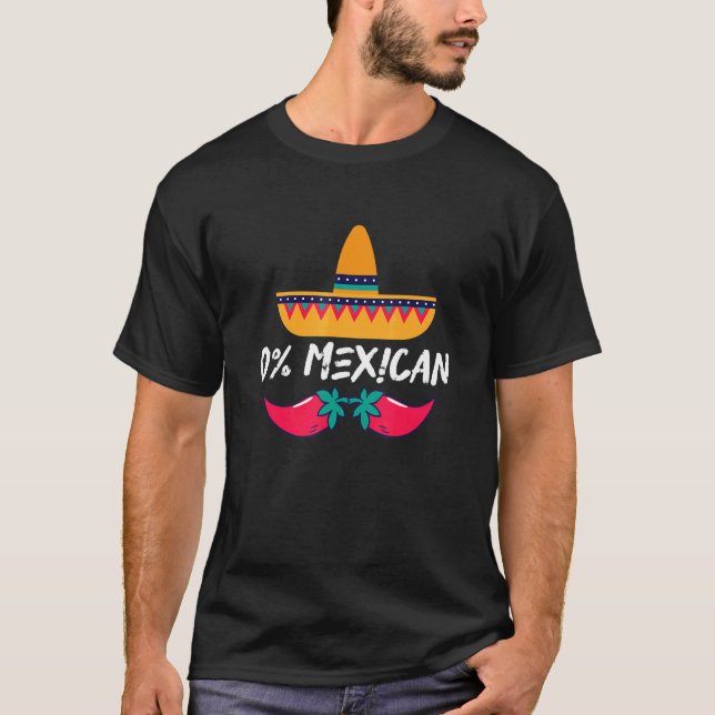 T-shirt Mens 0 Mexicain Cinco De Mayo Cool Mexicain (Devant)