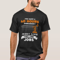 Mens 40 Heures Temps Partiel Travail Col Rouge Hui