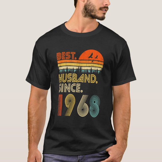 T-shirt Mens 54th Wedding Anniversary  Best Husband Since  (Devant)