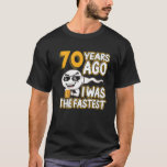 T-shirt Mens 70th Birthday Gag Sperm 70 Years Ago I<br><div class="desc">Mens 70th Birthday Gag Sperm 70 Years Ago I</div>